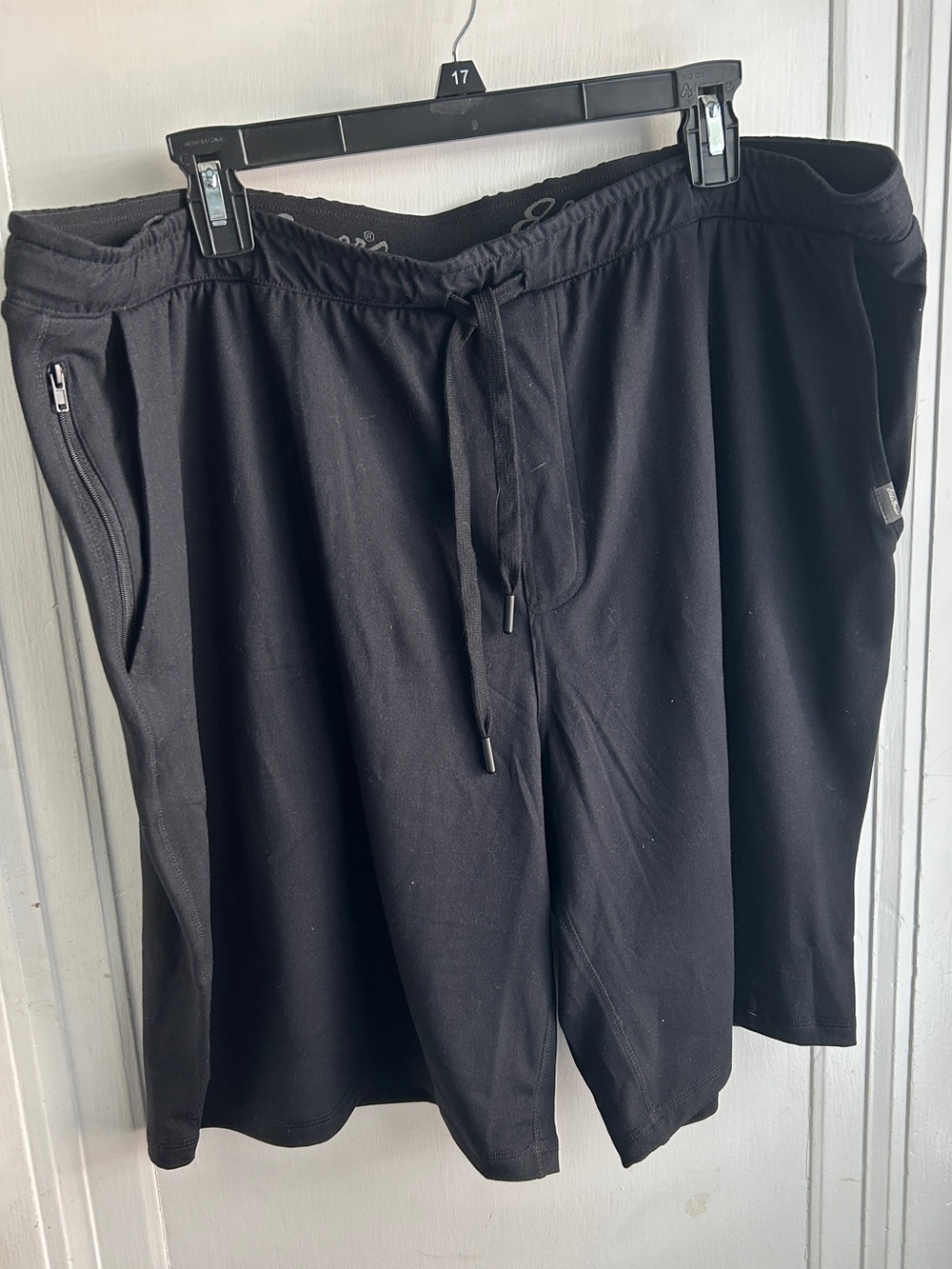 Eddie Bauer Black Lounge Shorts with Drawstring